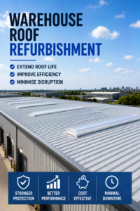 Warehouse Roof Refurbishment Newcastle | Commercial Roofing Specialists.Total Cladding and Roofing.
